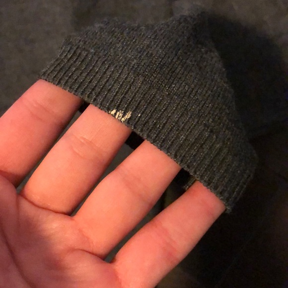 Zara Front Zip Grey Knit Cardigan - Picture 7 of 7